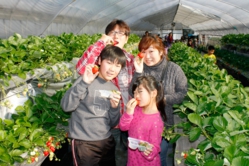 仲良し家族でイェーイ