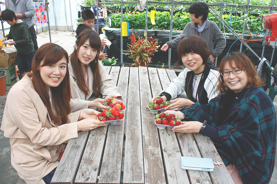 べにほっぺがたくさん出来ています